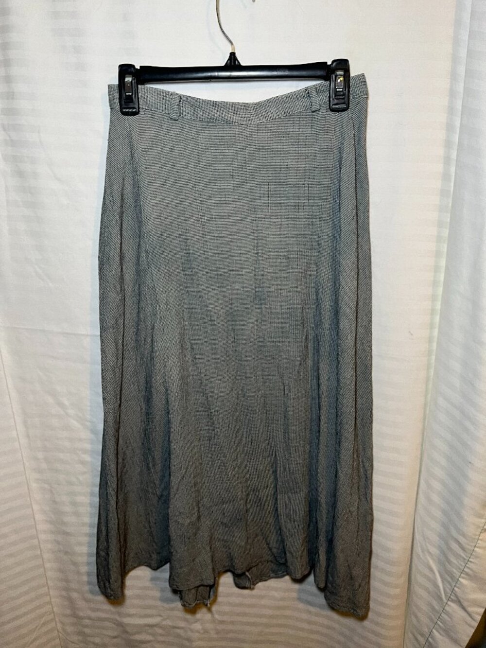 Jessica Scott Houndstooth Midi Skirt